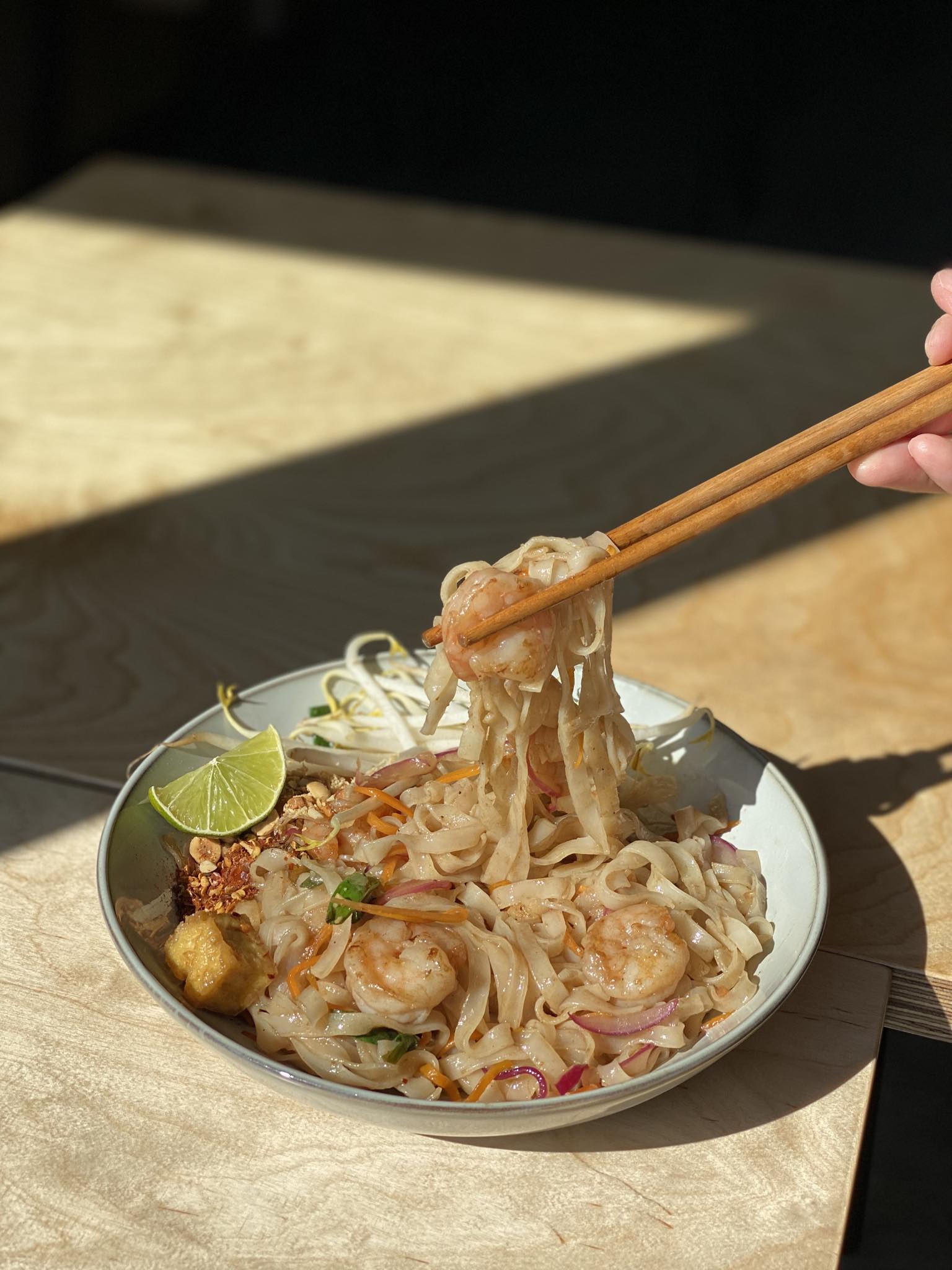 Pad Thai z krewetkami